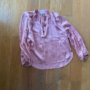 Apiece Apart Coral Button-Up Shirt